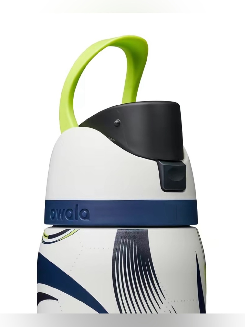 Owala FIFA Soccer 32 oz Water Bottle Steel the Ball Sport 32oz White blue black - Picture 6 of 9